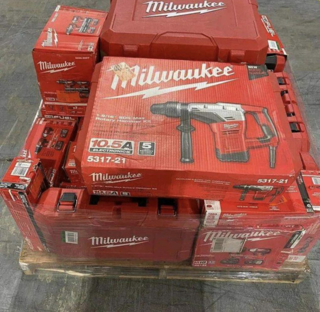 Milwaukee Tool Liquidation Pallets